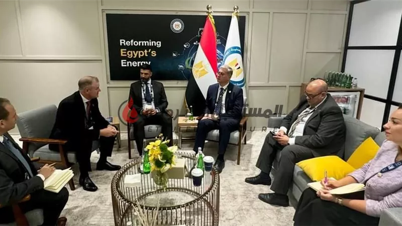 كريم بدوى يلتقى مع الرئيس الإقليمي لشركة هني ويل لمنطقة الشرق الأوسط وأفريقيا