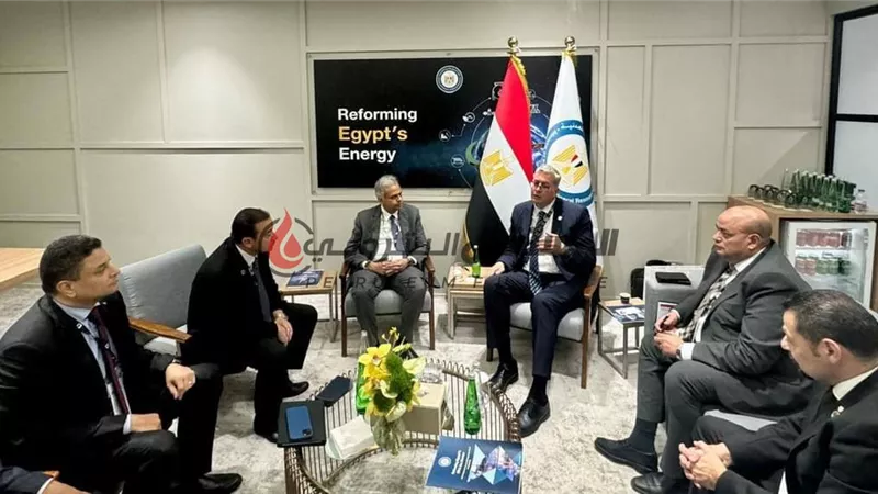 كريم بدوى يبحث مع الرئيس التنفيذي لشركة ويذرفورد سبل التعاون فى قطاع البترول المصرى