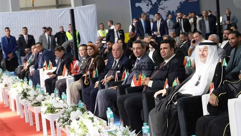 محافظ السويس يفتتح خط انتاج بمصنع الشركة المصرية الصينية «جودسينس إيجيبت» بمدينة السويس الجديدة 