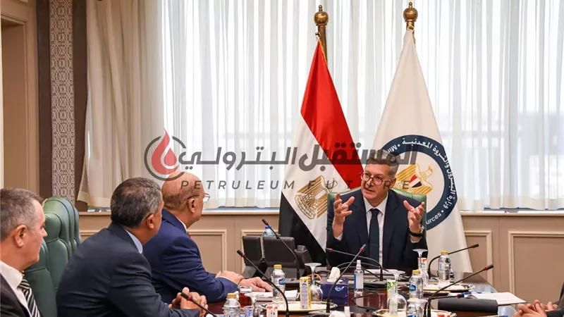 دبوس يلتقي وزير البترول  لبحث موقف أعماله بالصحراء الغربية وخليج السويس