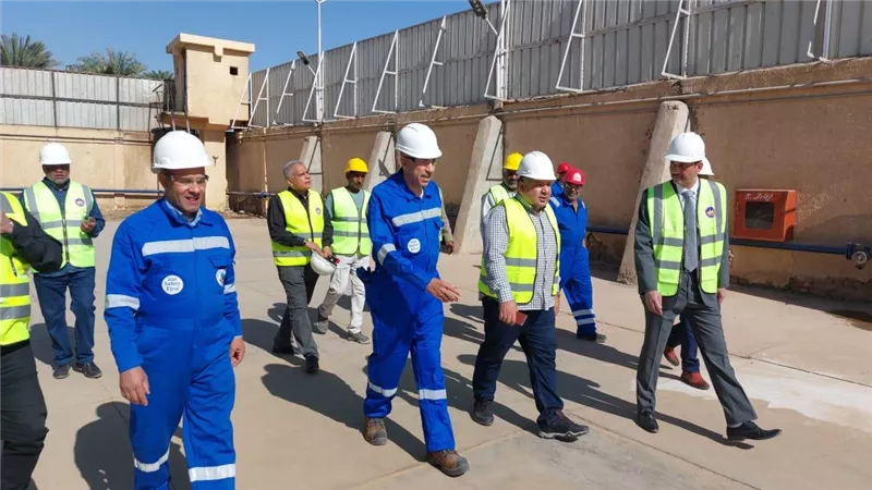 الكردي يتفقد شركات المنطقة الجغرافية البترولية بجنوب الصعيد 