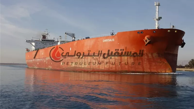 قناة السويس تشهد عبور ناقلة البترول  CHRYSALIS في رحلتها الأولى منذ يوليو الماضي  