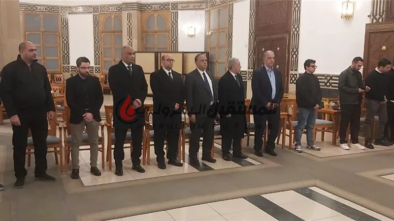 بالصور: قيادات البترول في عزاء عابد عزالرجال