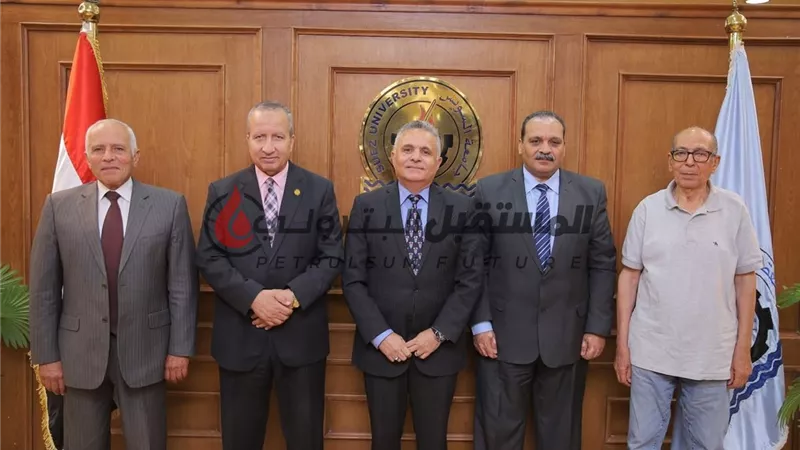 رئيس جامعة السويس يترأس لجنة اختيار عميد كلية هندسة البترول والتعدين 