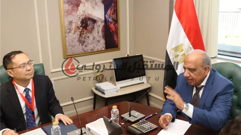 وزير الكهرباء يبحث مع مجموعة 