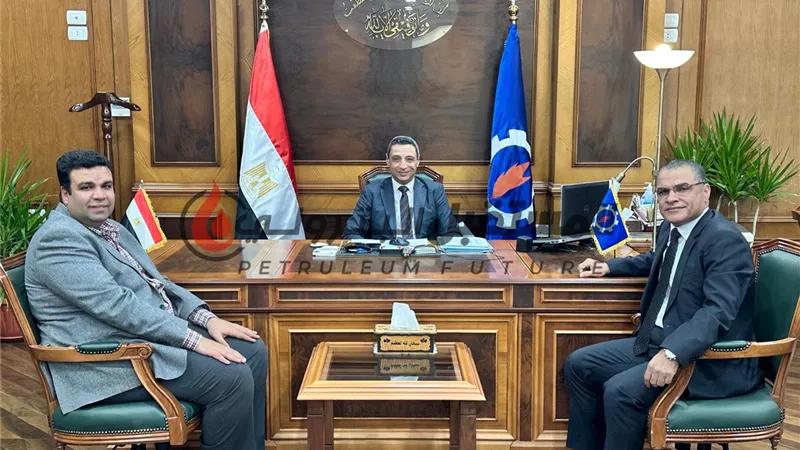 محافظ السويس يستقبل المهندس رشاد نظيم رئيس شركة النصر للبترول 