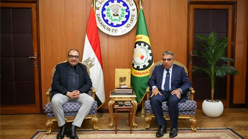 وزير قطاع الأعمال العام يلتقي محافظ الدقهلية في مستهل زيارته للمحافظة لتعزيز التعاون المشترك