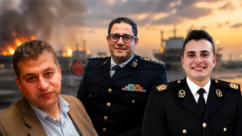 أبطال الحماية المدنية في حادث سفينتي دمياط