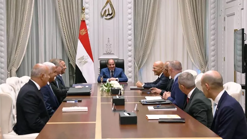 السيسي يستقبل رئيس 