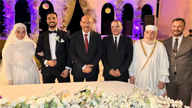 زفاف نجلة المهندس رشاد نظيم رئيس النصر للبترول بحضور محافظ السويس والقيادات