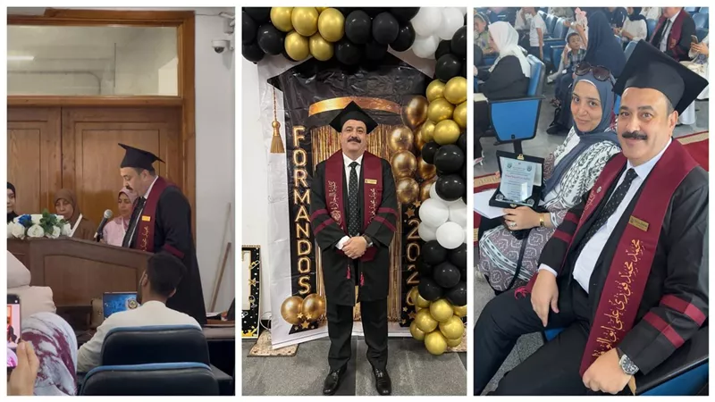 محمد أبو الوفا يحصل على الماجستير من جامعة دمنهور