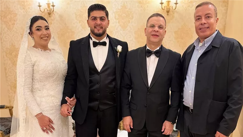 بالصور: حامد عزام يحتفل بزفاف نجله بحضور قيادات البترول والصحفيين