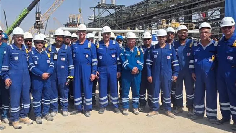 وليد لطفي يتفقد مشروع WAVE C3A بدولة الإمارات العربية المتحدة